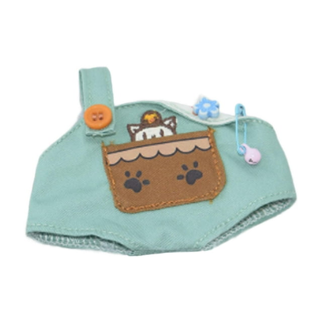 Ropa de muñeca Hugo Vestido de muñeca de moda Verde 17 cm