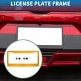 thumbnail image 2 of Unique Bargains Aluminium Alloy License Plate Holder Durable Mirror Polished License Plate Holder Gold Tone, 2 of 6