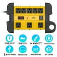 thumbnail image 6 of CRST LTS-10TS 8-Outlet 2 USB 1875W Surge Protector, 6 of 8