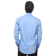 thumbnail image 3 of Men's Slim Fit Dress Shirt Long Sleeve Spread Collar Fitted Convertible Cuff, 3 of 4