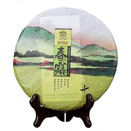 Pu-erh Tea Cake Haiwan Puer Tea Old Comrades "Spring" Chun Lu Puer Tea 400g(0.88LB)