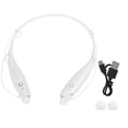 thumbnail image 1 of Nuevos auriculares estéreo inalámbricos portátiles con Bluetooth, auriculares deportivos para colgar en el cuello (blanco), 1 of 14