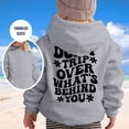 thumbnail image 2 of Vividxx Hoodies For Girls Long Sleeve Soft Sweatshirt Letter Print Kids Cute Pullovers Top Fashion Casual Hoodie For Fall Winter Comfortable 5-6 Years, 2 of 5