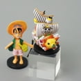 thumbnail image 3 of One Piece Ship Model PVC Toy Cartoon Anime Peripheral Super Cute Fashion Mini Boat Assembled Model Collection Kids Birthday Gift, 3 of 5