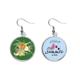 thumbnail image 1 of Otoño japonés flor amarilla Pendientes de sandía verano lóbulo desgaste Unbranded M, 1 of 3
