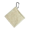 thumbnail image 1 of Toalla de golf Zulema con clip limpiador portátil de pelotas de golf Beige, 1 of 8