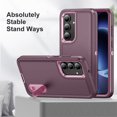 thumbnail image 3 of Kickstand Case for Samsung Galaxy S25 FE, Shockproof, Dropproof,slim & tough, pocket-friendly,Rugged phone case, Slim Fit for Samsung Galaxy S25 FE Phone Case with Built-in Kickstand,D, 3 of 9