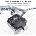 thumbnail image 3 of Toma de corriente exterior CHAO impermeable IP66 con tapa abatible, 3 of 5