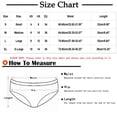 thumbnail image 4 of Blmnix Ladies Underwear Panties Cheeky Sexy Panties Thong Underwear G String Green Lace Panties Women's Underwear Cotton,M, 4 of 4