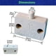 thumbnail image 2 of Interruptor de Puerta de Gabinete de 8 Piezas, Cajones de Interruptor de Lámpara de Gabinete Que Se Abren En la Puerta Cerrada Aplicable Una 12V 24V 110V Blanco, 2 of 5