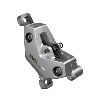 SRAM Motive Ultimate Disc Brake and Lever - Rear or Front, 2000mm Hose, Post Mount, 4-Piston, Alum Lever Body, Carbon