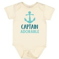 thumbnail image 3 of Inktastic Captain Adorable, Boat Anchor, Sailor, Sailing Boys Baby Bodysuit, 3 of 5