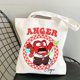 thumbnail image 5 of Bolso de hombro con estampado de dibujos animados de Anime de Disney, bolsa de lona de gran capacidad Kawaii, bolsas de almacenamiento de papelería para estudiantes, regalo, 5 of 5