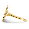thumbnail image 4 of Diamond2Deal 14K Yellow Gold Cross Ring for Women Size 6, 4 of 7