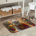 thumbnail image 5 of Kdxio Sunshine Flower Meditating Cat,16" x 24", Non-Slip Front Door Mats,Outdoor Welcome Mat Washable, 5 of 9
