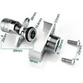 thumbnail image 5 of 40Degree Adjustable Faucet Angled Curved Foot Eccentric Screw Corner Tap Adapter, 5 of 5