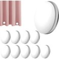 thumbnail image 1 of 10pcs Strong Magnetic Shower Curtain Weights, Round Magnetic Drape Weights, Prevents Drape Lining from Blowing Around_qud, 1 of 5
