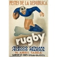 thumbnail image 3 of Vintage Apple Collection 18x24 Black Modern Framed Museum Art Print Titled - Rugby, 3 of 5
