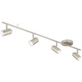 Pro Track Hamilton 4-Light Swing Arm LED Track Light - Bronze, Dimmable