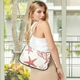 thumbnail image 5 of FORMRS Womens Shoulder Bag with Chain Strap Clutch Purse Cute Tote Handbag, White Starfish, 5 of 7