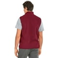 thumbnail image 4 of Men's Full-Zip Polar Fleece Vest, Burgundy S, 1 Count, 1 Pack, 4 of 7