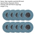 thumbnail image 2 of Bgsha 2-Inch Button Small Louver Mini Louver Polishing Pad Nylon Pad Sand Disc Set, 2 of 8