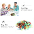 thumbnail image 4 of 240 Pcs Chips Toy Toys Plastic Game Gambling Poker Counting Reward Bingo Accessories, 4 of 7