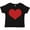 AB-Black, variant on Inktastic Red Heart Valentine Boys or Girls Toddler T-Shirt