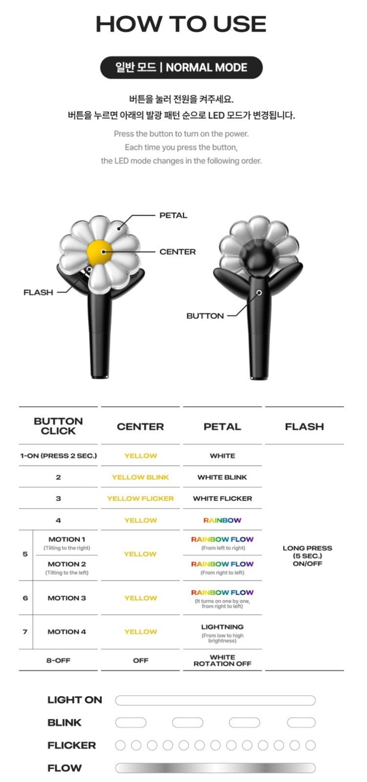 KFSOQE G-DRAGON Ubermensch Light Stick - Walmart.com