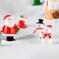 thumbnail image 4 of EeaseMX 10pcs mini muñeco de nieve figurine adornos en miniatura de Navidad decoración de micro paisaje, 4 of 7