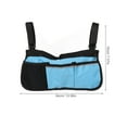 thumbnail image 2 of OULII Wheelchair Phone Pouch Walker Pouch Oxford Cloth Multi Color for Office Use 1Pcs, 2 of 8