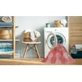 thumbnail image 2 of Ahgly Company Machine Washable Indoor Round Transitional Pastel Pink Area Rugs, 6' Round, 2 of 7