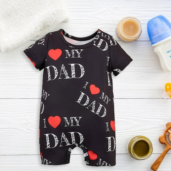 Mameluco Ligero CUTICAT para Bebé 9 a 12 Meses 'I Love My Dad