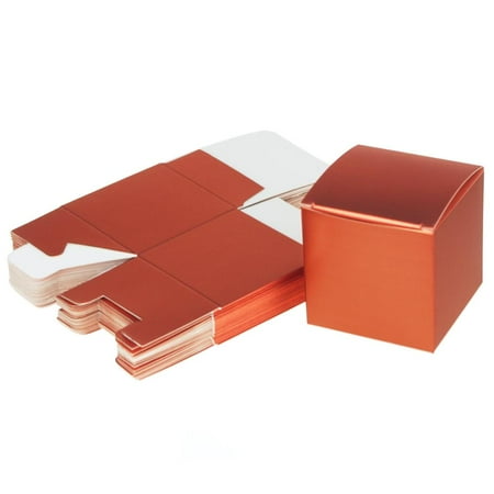 - Cube Paper Gift Boxes, 3-Inch, 24-Piece, Coral