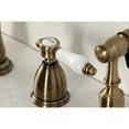 thumbnail image 2 of Kingston Brass KB1798BPLBS 8 x 16 in. Widespread Kitchen Faucet with Brass Sprayer, Satin Nickel, 2 of 7