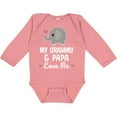 thumbnail image 3 of Inktastic Grammy and Papa Love Me Grandchild Boys or Girls Long Sleeve Baby Bodysuit, 3 of 5