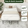 thumbnail image 6 of HAILIMU Full Metal Bed Frame, Foldable & No Tools Assembly, Heavy Duty Platform with Under Bed Storage, 1300 lbs Weight Capacity, Ideal for Small Spaces & Guest Rooms, 6 of 7