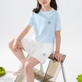 thumbnail image 5 of Ultrave Girls Athletic Set, Short Sleeve Tee & Shorts Casual Outfit, Lightweight Activewear for Girls, Summer Sets for 5-15Y, 5 of 6