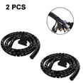thumbnail image 1 of Conducto de cable universal 2x2 M Conducto de cable flexible Sistema de protección de cubierta de cable para TV, computadora, cine en casa Xemadio 221253-2, 1 of 9