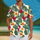 thumbnail image 1 of Blusa y camisa de manga corta con cuello vuelto Camisa casual para hombre Camisa de bolos vintage de manga corta Camisas de verano de playa cubana Camisa con botones Blusa para hombre Poliéster, 1 of 5