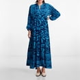 thumbnail image 1 of Vestidos Para Mujer 2025 Primavera Verano Casual Falda Mujer Cuello En V Estampado Vestido Suelto, 1 of 3