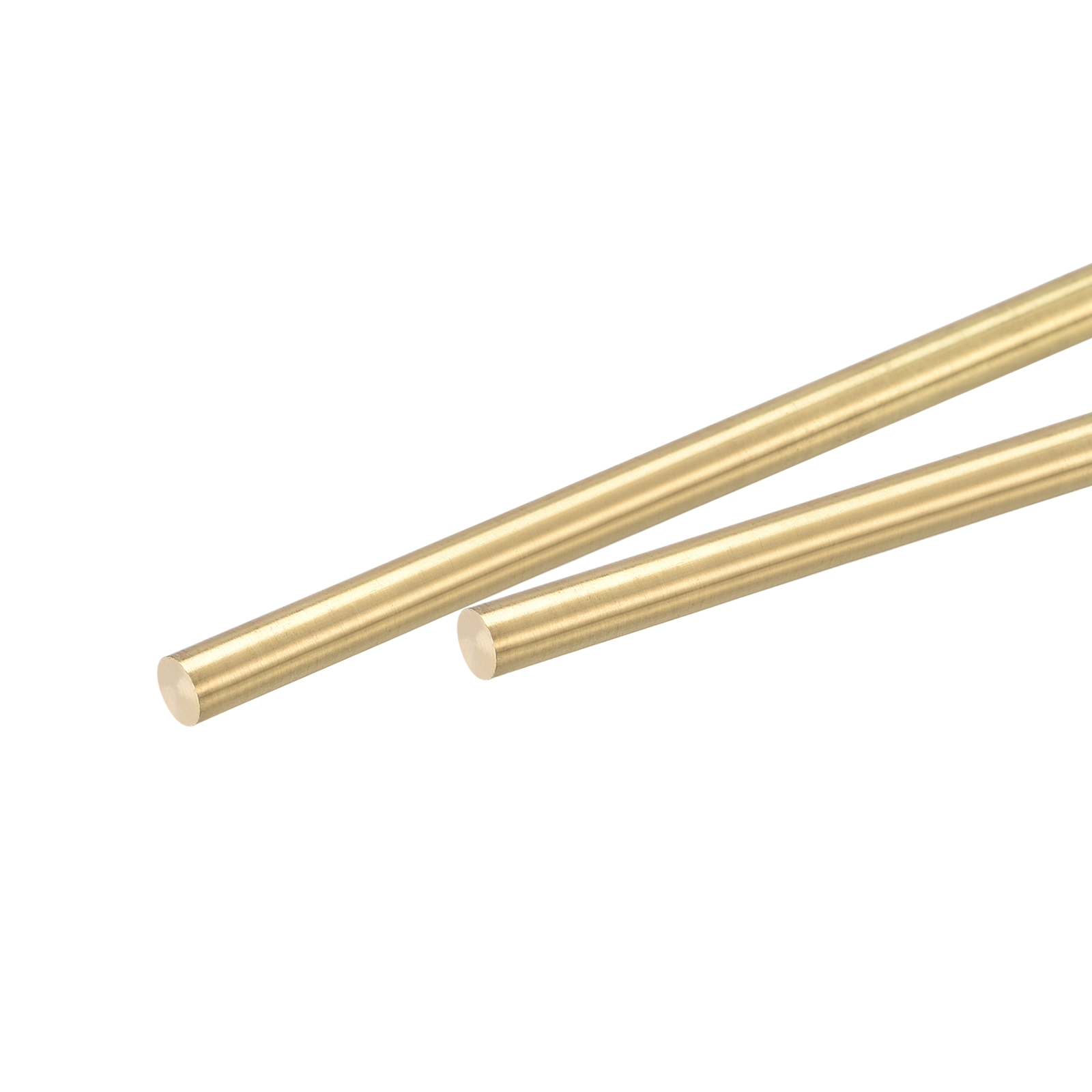 Uxcell 5mm Diameter 450mm Length Brass Solid Round Rod for DIY Craft 2pack