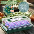 thumbnail image 4 of 2 Pack Seed Starter Tray with Grow Light, 80 Cells Indoor Greenhouse Kit, 360° Full Spectrum LED, Smart Timer, 5 Brightness Levels Indoor Plant Starter Kit for Home Gardeners, 4 of 8