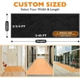 thumbnail image 2 of KOLOKO Front Door Mat Indoor Outdoor Entrance Commercial Welcome Floor Doormat Heavy Duty Dirt Trapper Entryway Rubber Fade Resistant Patio Porch Mats 2'x37', Black, 2 of 5