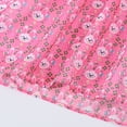 thumbnail image 7 of Holiday Dresses Toddler Baby Girls Summer Casual Flutter Cotton Comfy Floral Dress Button Down Going Out Outfits Pink 4 Years, 7 of 7
