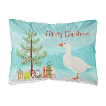 Shire Horse Christmas Canvas Fabric Decorative Pillow