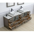 thumbnail image 5 of Vanity Art 84" Double Sink Freestanding Bathroom Vanity Set with Engineered Marble Top and Mirror, 5 of 11