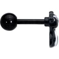 thumbnail image 3 of Body Candy 16G Womens 6mm Surgical Steel Black Funky Skunk Mens Cartilage Earring Helix Tragus Jewelry 1/4", 3 of 8