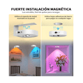 thumbnail image 2 of Lámparas de Pared RGB Inalámbricas con Control y Recarga Tipo C  Paquete de 3 Belug Plateado, 2 of 5
