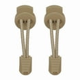 thumbnail image 1 of Lazos elásticos Uxcell, cordones sin atar para adultos color albaricoque con puntos blancos, 1 of 6